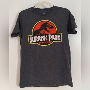 Jurassic Park Gray Short Sleeve Tee